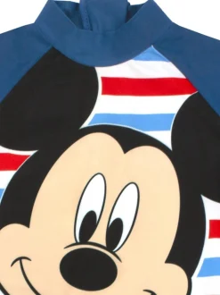 Vanilla Underground jongensbadpak met korte mouwen en gelicentieerde Disney Mickey Mouse-print