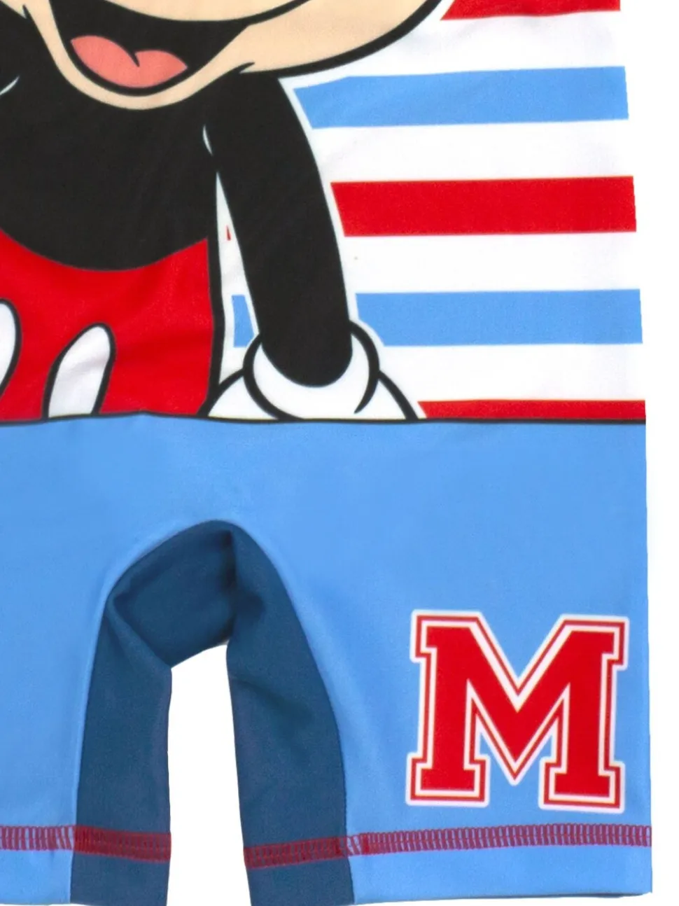 Vanilla Underground jongensbadpak met korte mouwen en gelicentieerde Disney Mickey Mouse-print