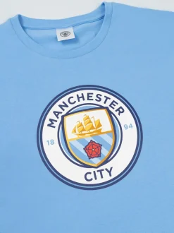 Vanilla Underground Manchester City Short Sleeve Long Leg Pyjamas Set