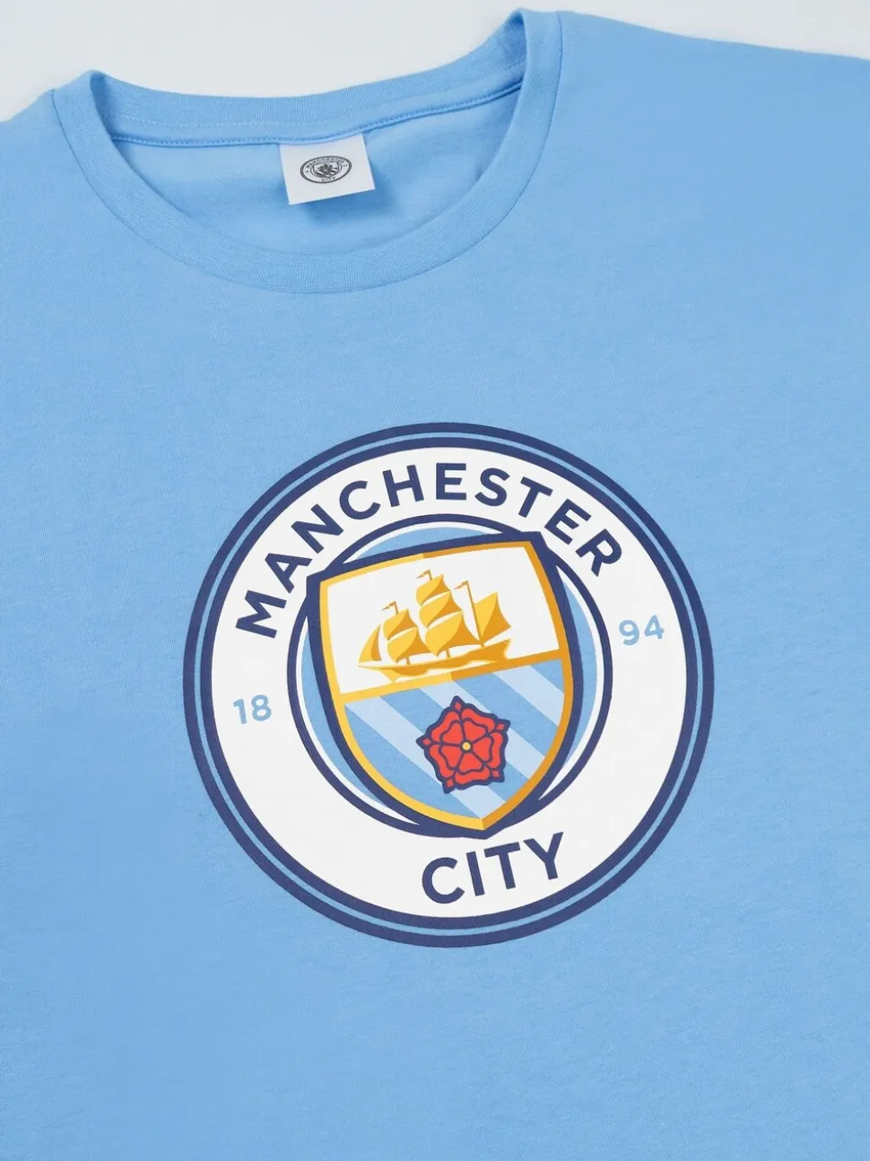 Vanilla Underground Manchester City Short Sleeve Long Leg Pyjamas Set
