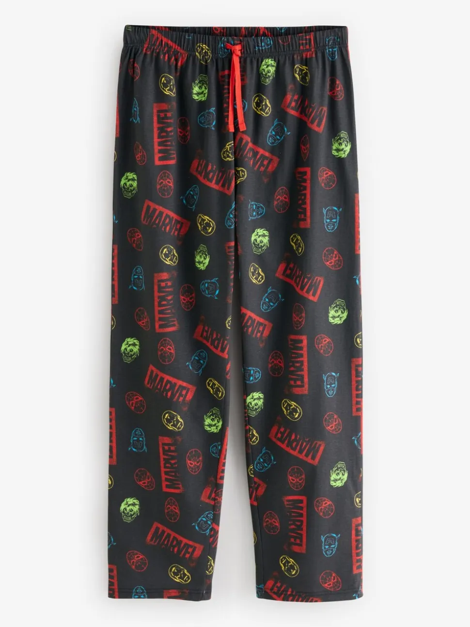 Vanilla Underground Marvel Avengers 100% Cotton Short Sleeve Long Leg Pyjamas Set