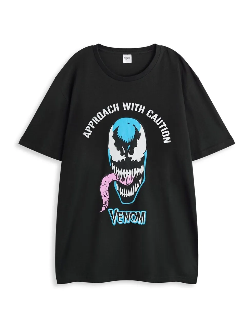 Vanilla Underground Marvel Venom pyjama met korte mouwen en lange pijpen voor heren van 100% katoen