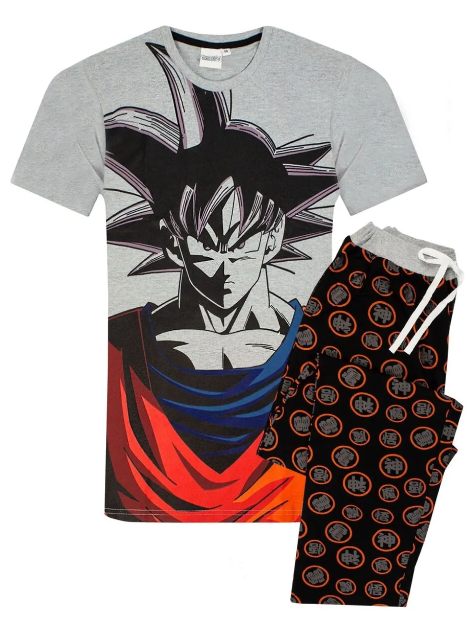 Vanilla Underground Mens Dragon Ball Z Goku Short Sleeve Long Leg Pyjamas Set