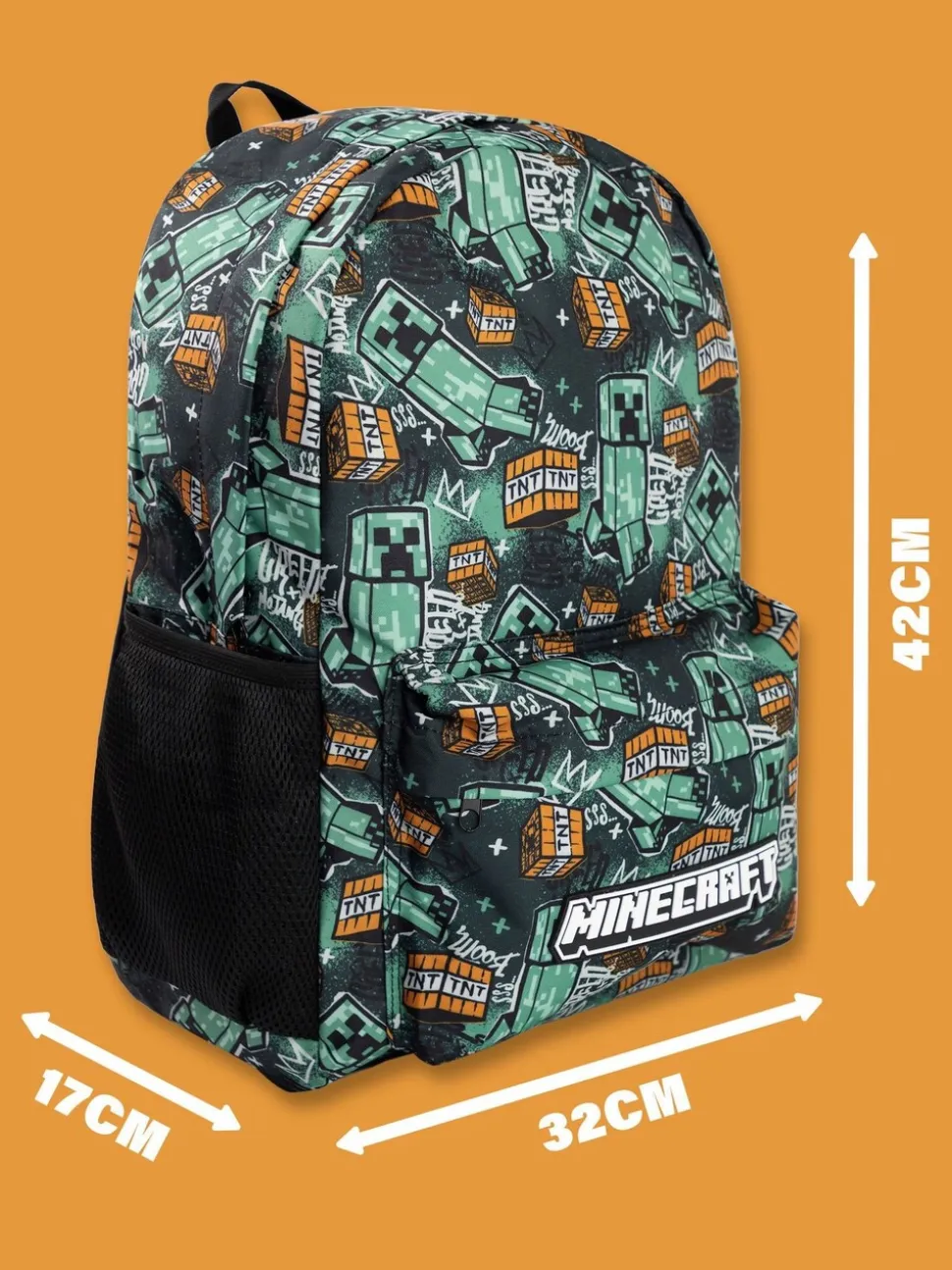 Vanilla Underground Minecraft Unisex Kids Multicoloured Backpack