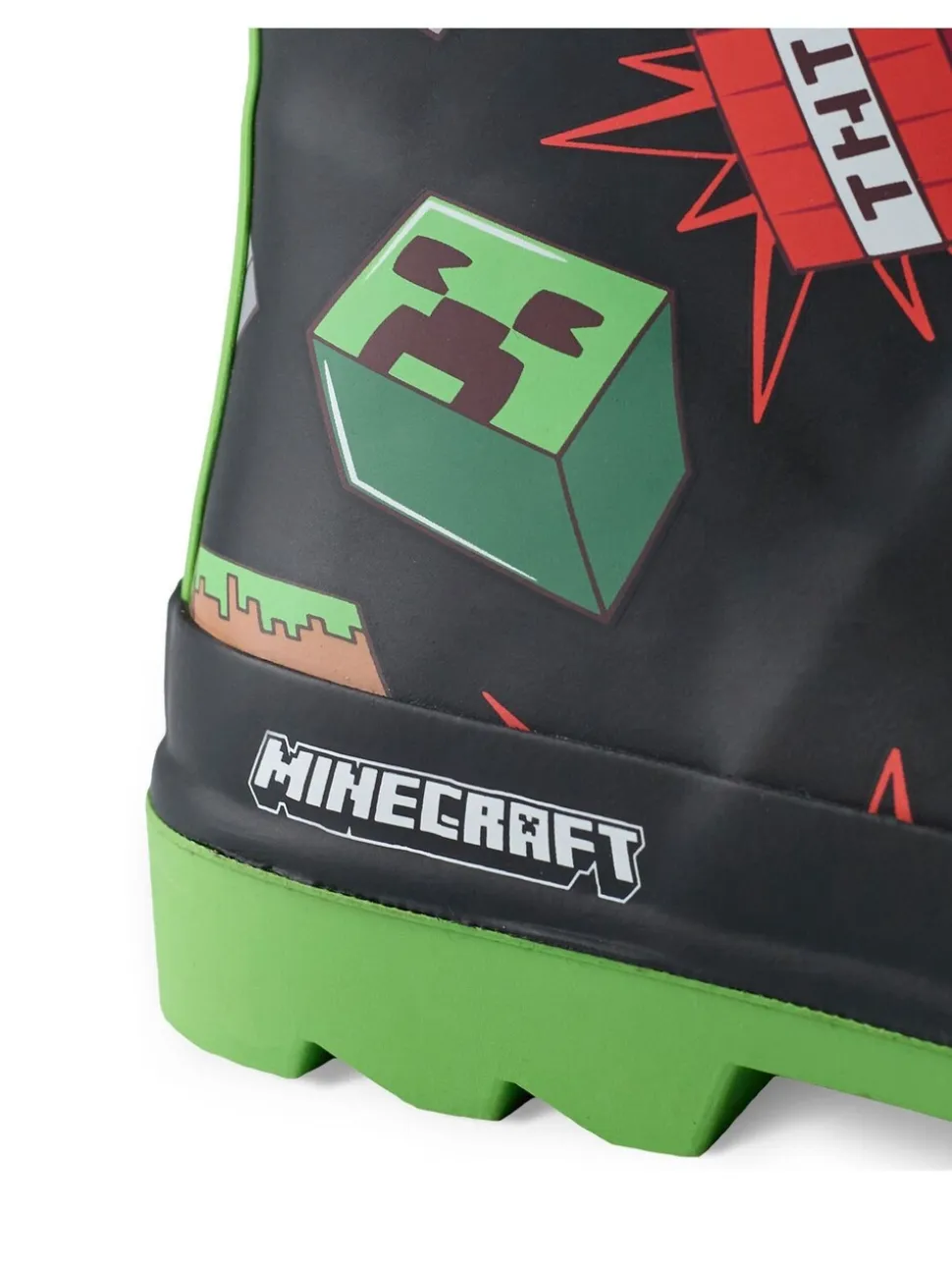 Vanilla Underground Minecraft regenlaarzen voor jongens
