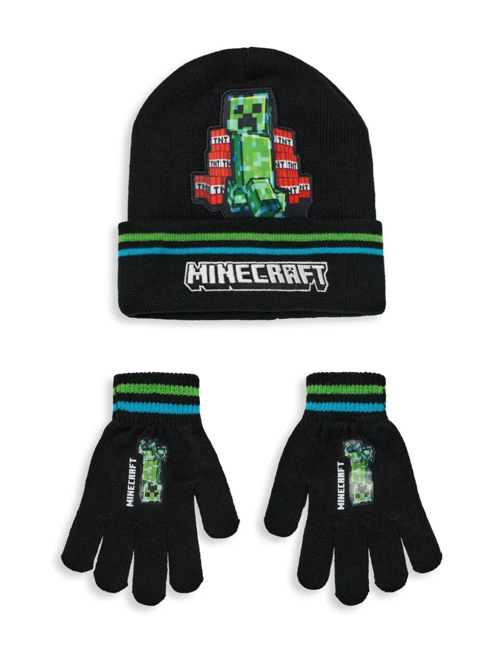 Vanilla Underground Minecraft Muts & Handschoenen Set