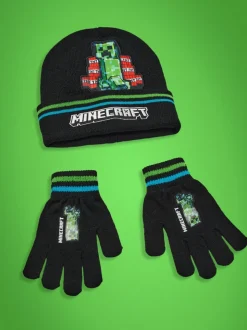 Vanilla Underground Minecraft Muts & Handschoenen Set