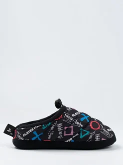 Vanilla Underground PlayStation Controller Symbols Slippers