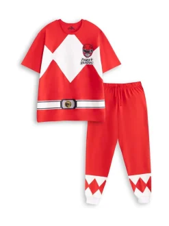Vanilla Underground Power Rangers Character Short Sleeve Long Leg Pyjamas Set