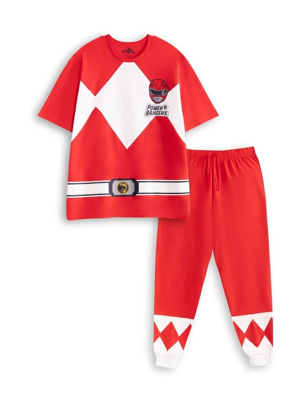 Vanilla Underground Power Rangers Character Short Sleeve Long Leg Pyjamas Set