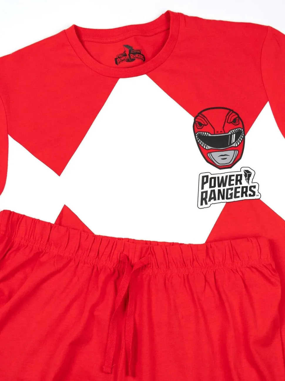 Vanilla Underground Power Rangers Character Short Sleeve Long Leg Pyjamas Set
