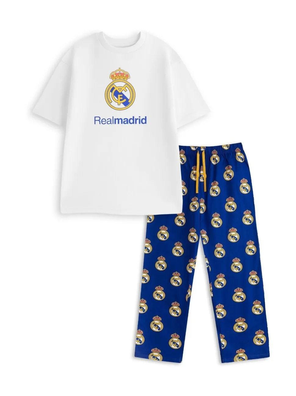 Vanilla Underground Real Madrid Short Sleeve Long Leg Pyjamas Set
