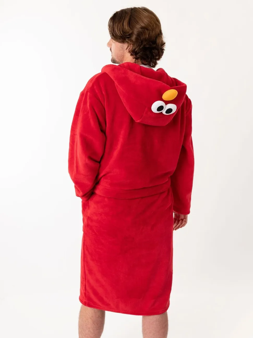 Vanilla Underground Sesame Street Elmo Hooded Bath Robe