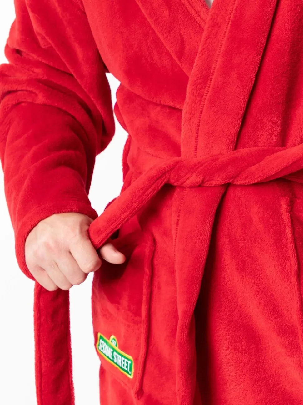 Vanilla Underground Sesame Street Elmo Hooded Bath Robe