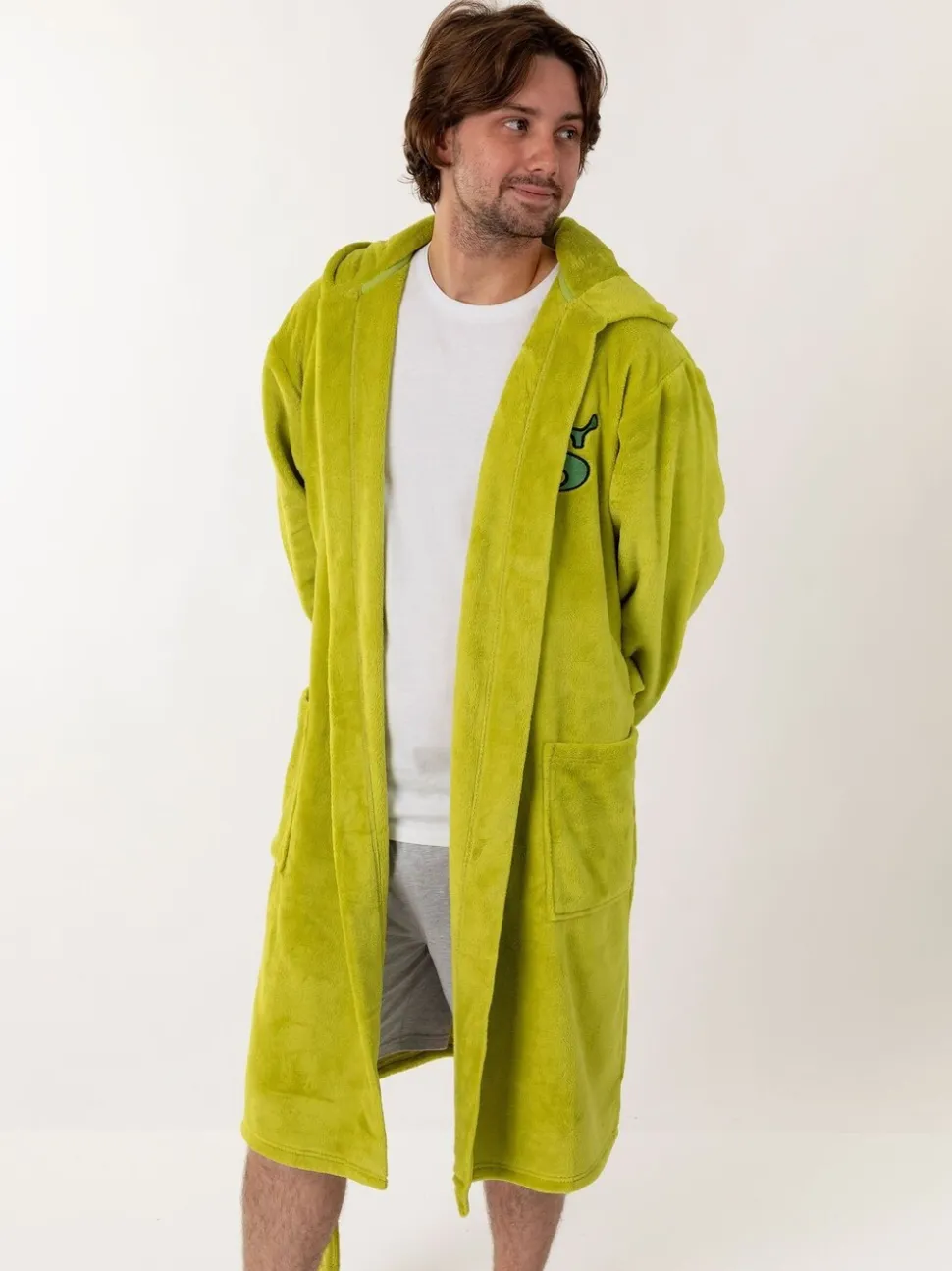 Vanilla Underground Shrek Hooded Bath Robe