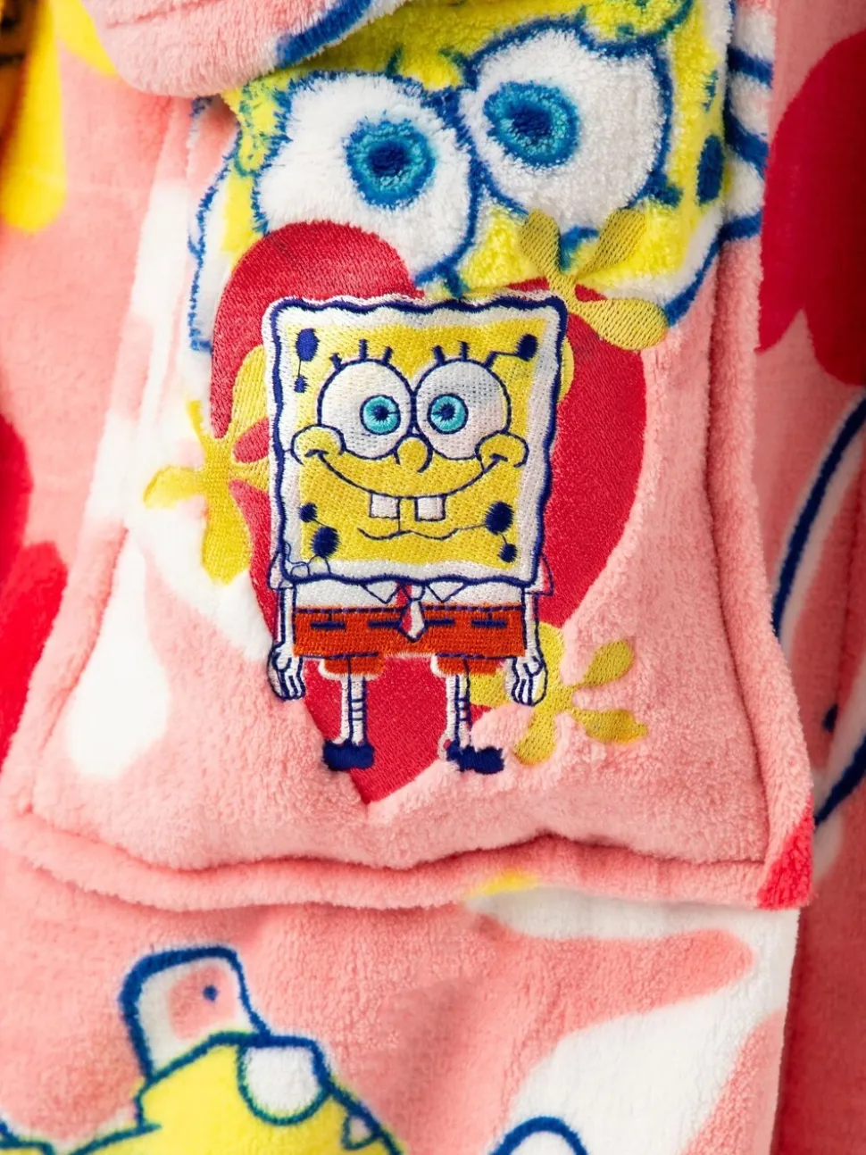 Vanilla Underground Sponge Bob Square Pants Hooded Bath Robe