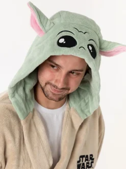 Vanilla Underground Star Wars Grogu Hooded Bath Robe