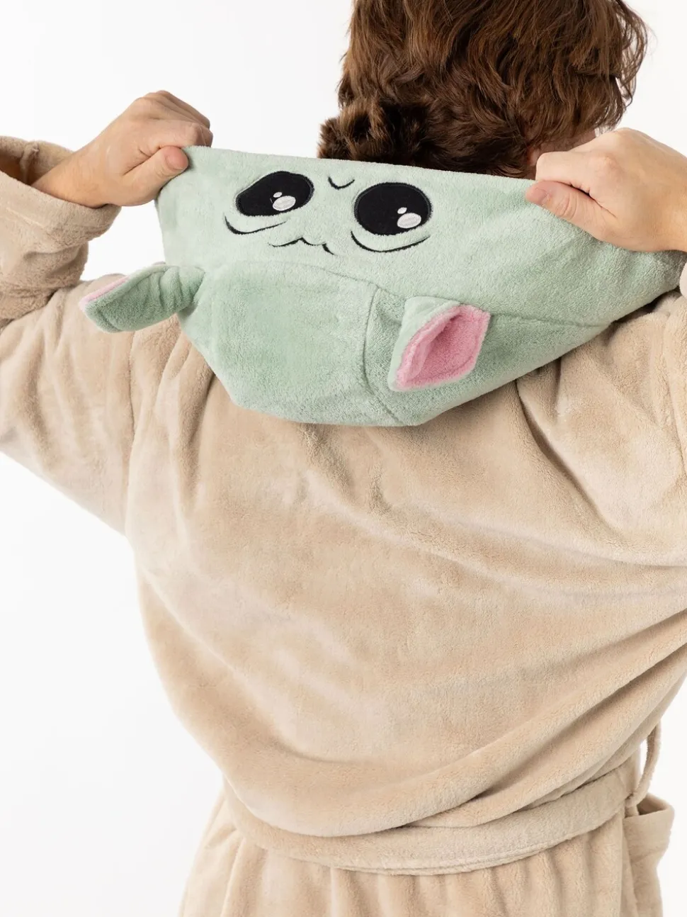 Vanilla Underground Star Wars Grogu Hooded Bath Robe