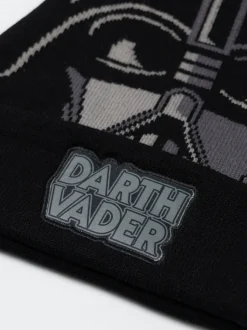 Vanilla Underground Star Wars Boys Black Beanie and Gloves Set