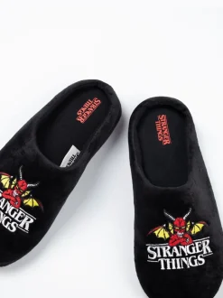 Vanilla Underground Stranger Things Mule Slippers