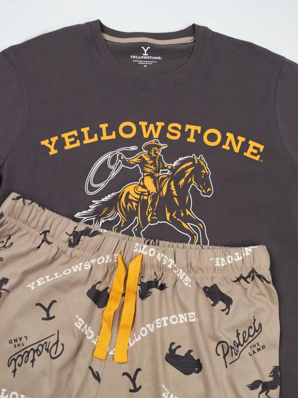 Vanilla Underground Yellowstone Short Sleeve Long Leg Pyjamas Set