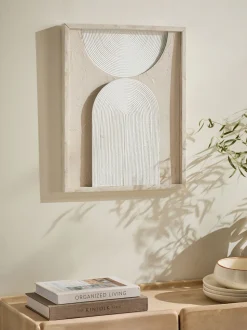Verlichte abstracte textuurkunstwerken voor aan de wand