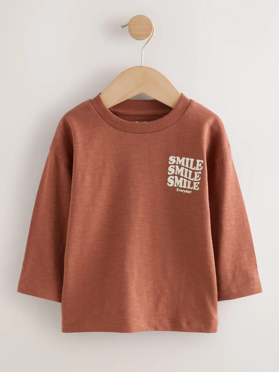 Verschillende mineraaltinten - Set van 5 T-shirts met lange mouwen (3 mnd-7 jr)