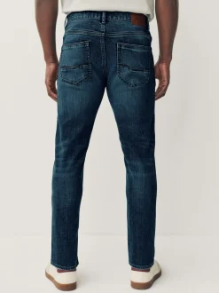 Vintage blauw - Slim Fit - Authentieke stretch denim jeans