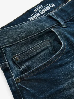 Vintage blauw - Slim Fit - Authentieke stretch denim jeans