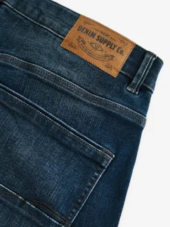 Vintage blauw - Slim Fit - Authentieke stretch denim jeans