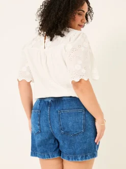 Vintage donkerblauw - FatFace Drawstring Short