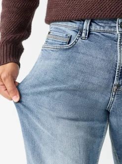 Vintage lichtblauw - Straight fit - Comfortabele stretchjeans