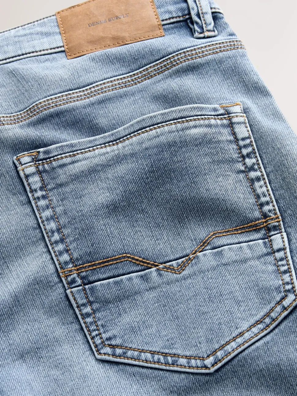Vintage lichtblauw - Straight fit - Comfortabele stretchjeans