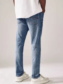 Vintage lichtblauw - Strakke Pasvorm - Comfortabele stretchjeans