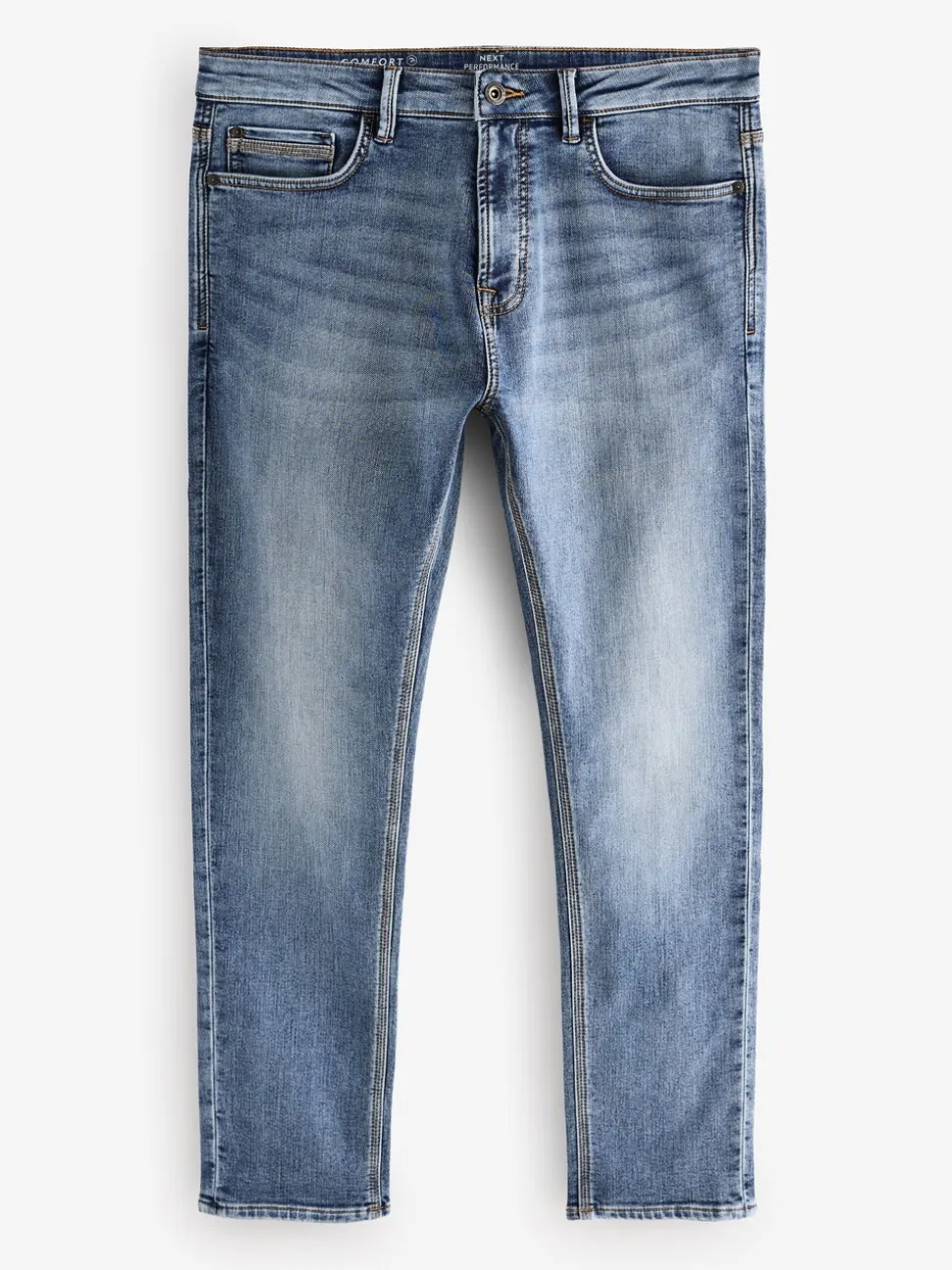 Vintage lichtblauw - Strakke Pasvorm - Comfortabele stretchjeans