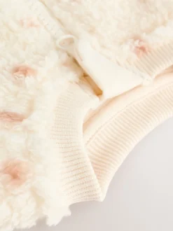 Vlekken - Zwaargewicht fleece babypyjama