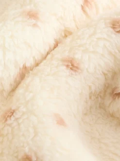 Vlekken - Zwaargewicht fleece babypyjama