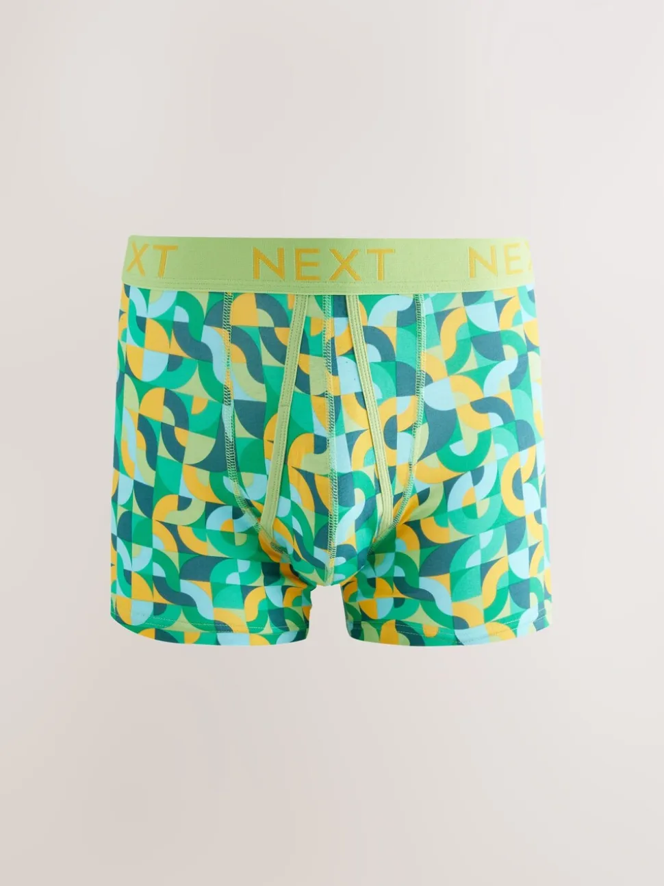 Vrolijk gekleurd geometrisch motief - 8 Boxershorts zonder plooi