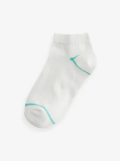 Vrolijke regenboogkleuren - Verpakking van 7 paar sneakersokken met hoog aandeel katoen