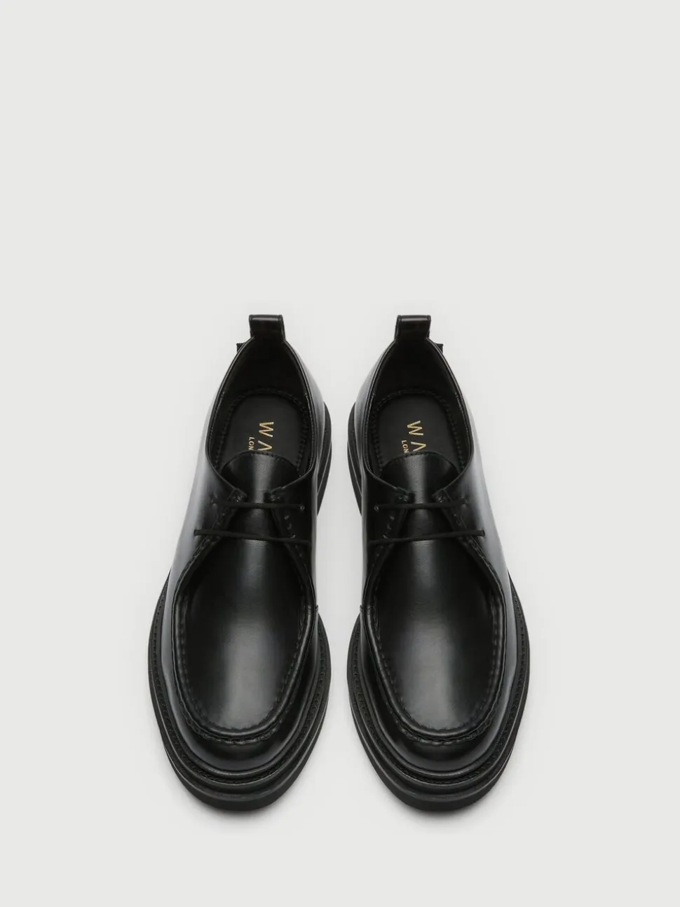 Walk London Leather Brooklyn Apron Shoes