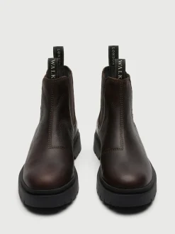 Walk London Leather Callum Seam Chelsea Boots