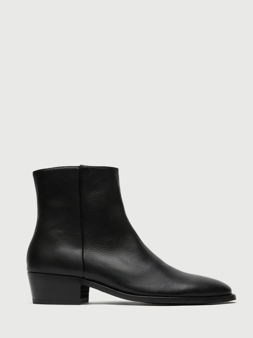 Walk London Leather Hoxton Zip Boots