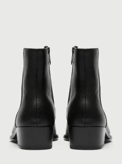 Walk London Leather Hoxton Zip Boots