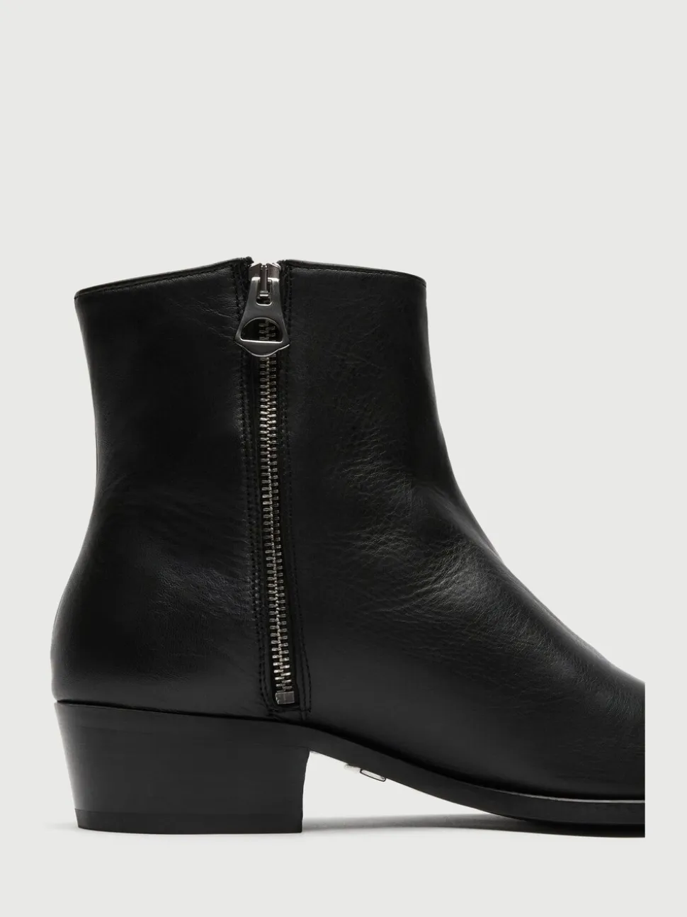 Walk London Leather Hoxton Zip Boots