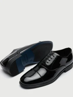 Walk London Patent Oscar Oxford Toe Cap