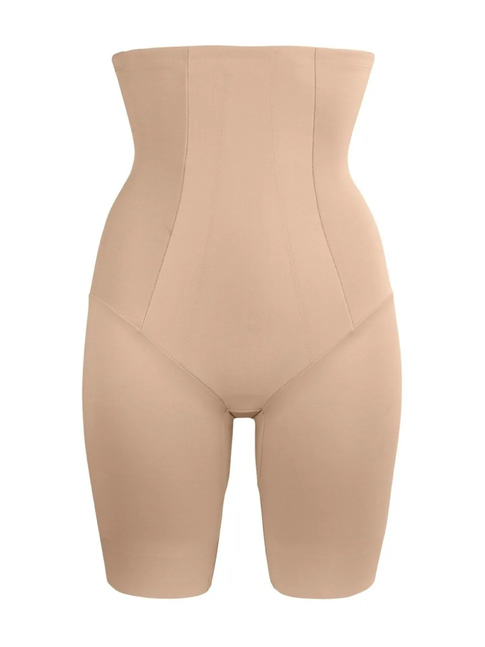 Warm beige - Miraclesuit - Extra krachtig vormgevende short met hoge taille en lange pijpjes