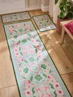 Washable Bettie Floral Print Doormat