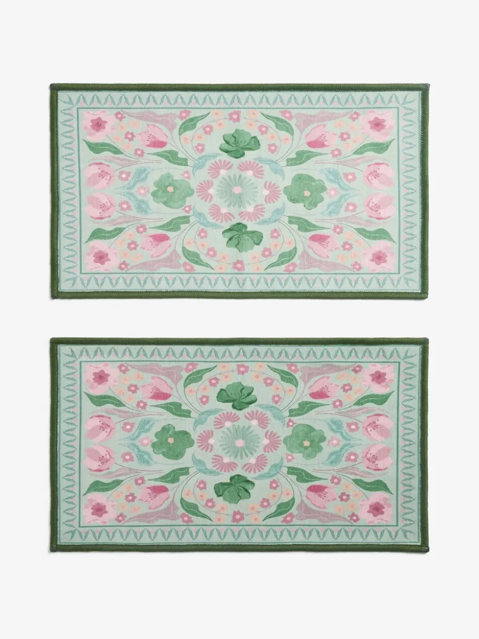 Washable Bettie Floral Print Doormat