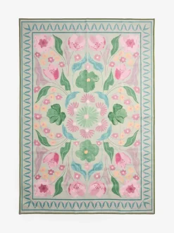 Washable Bettie Floral Print Rug