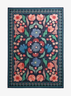 Washable Bettie vloerkleed met bloemenprint